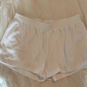 J. Crew Cream Terry Cloth Lounge Shorts
